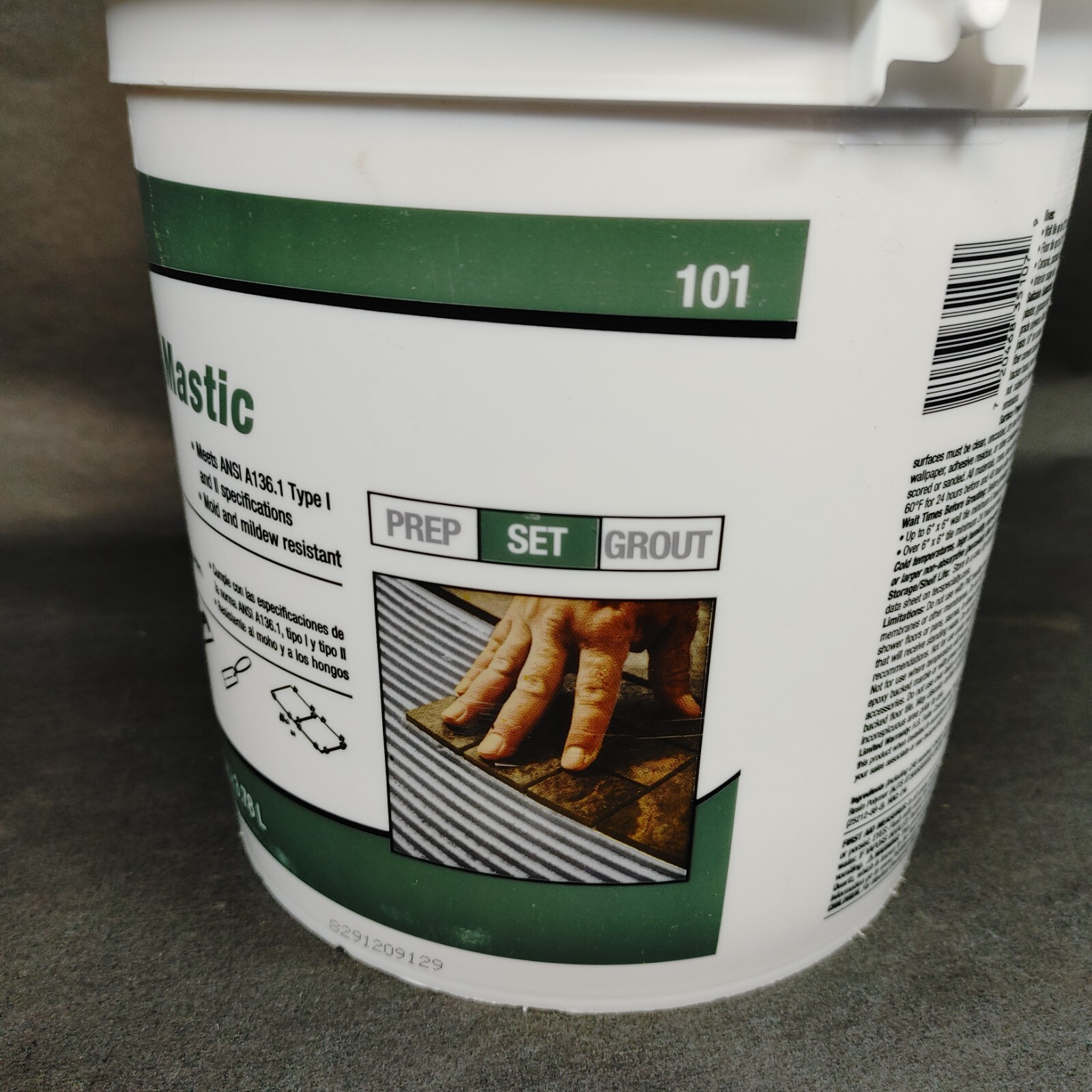 TEC Type 1 Mastic 1 Gallon White Tile Adhesive