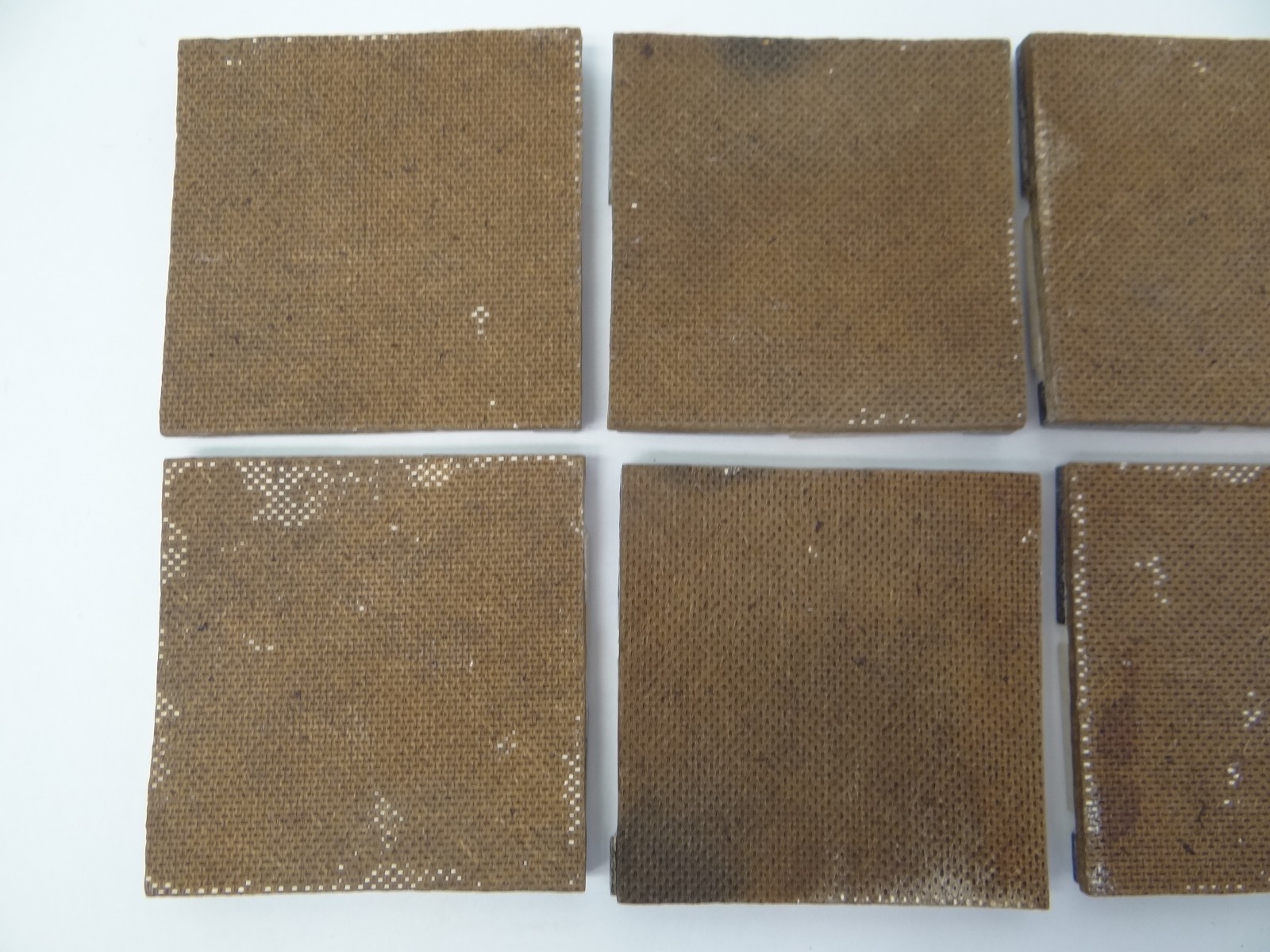 Small Modern Brown Black Green 2.75” x 2.75” Square Decorative Tiles