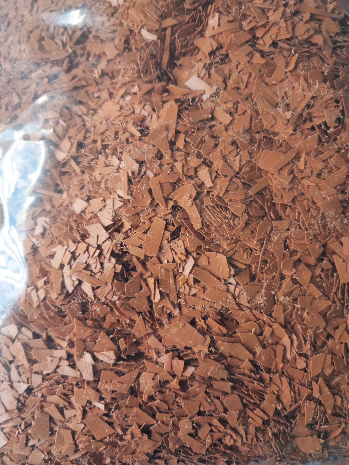 5 Lbs -Mocha Brown- Vinyl Chips/Flakes