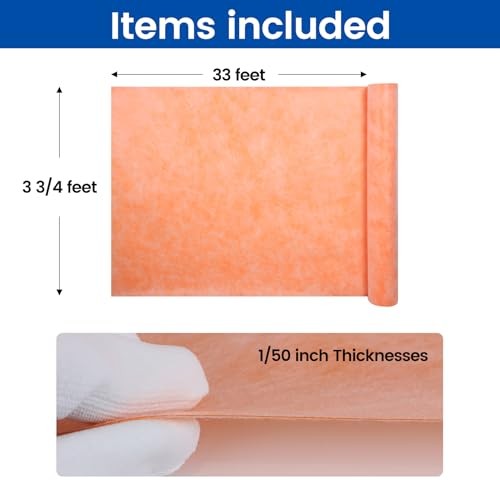 Waterproofing Membrane for Shower 3.8x33feet (125 Sq Ft) 23.6 Mil Thick