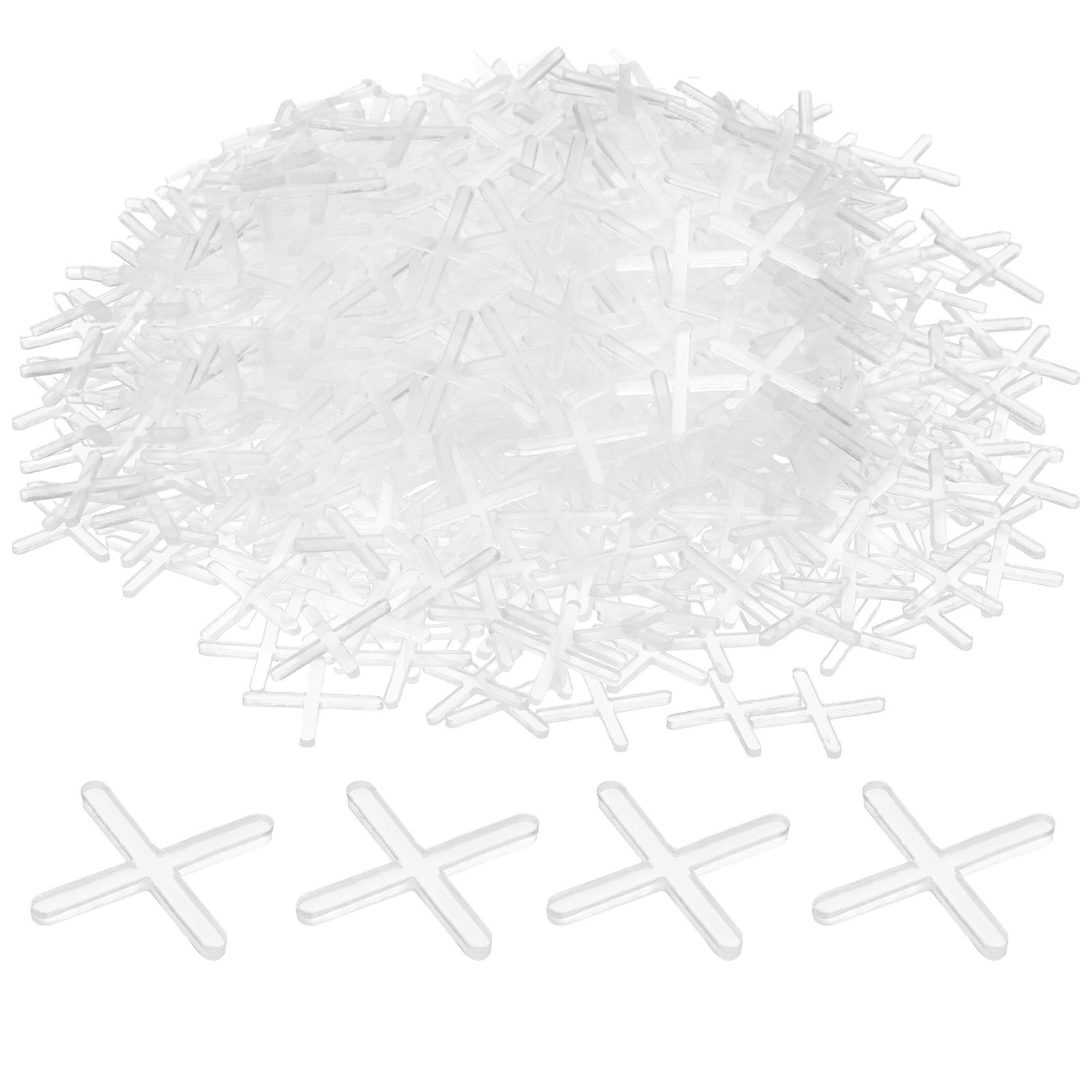 1000pcs Tile Spacers 2mm Hard Plastic Cross Tiles Leveler Spacer for Ceramic