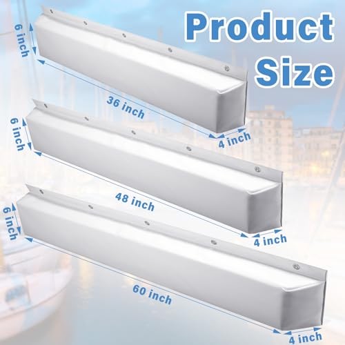 Edge Dock Bumpers Straight Marine Boat Bumpers for 48.03 inches/ 122 cm