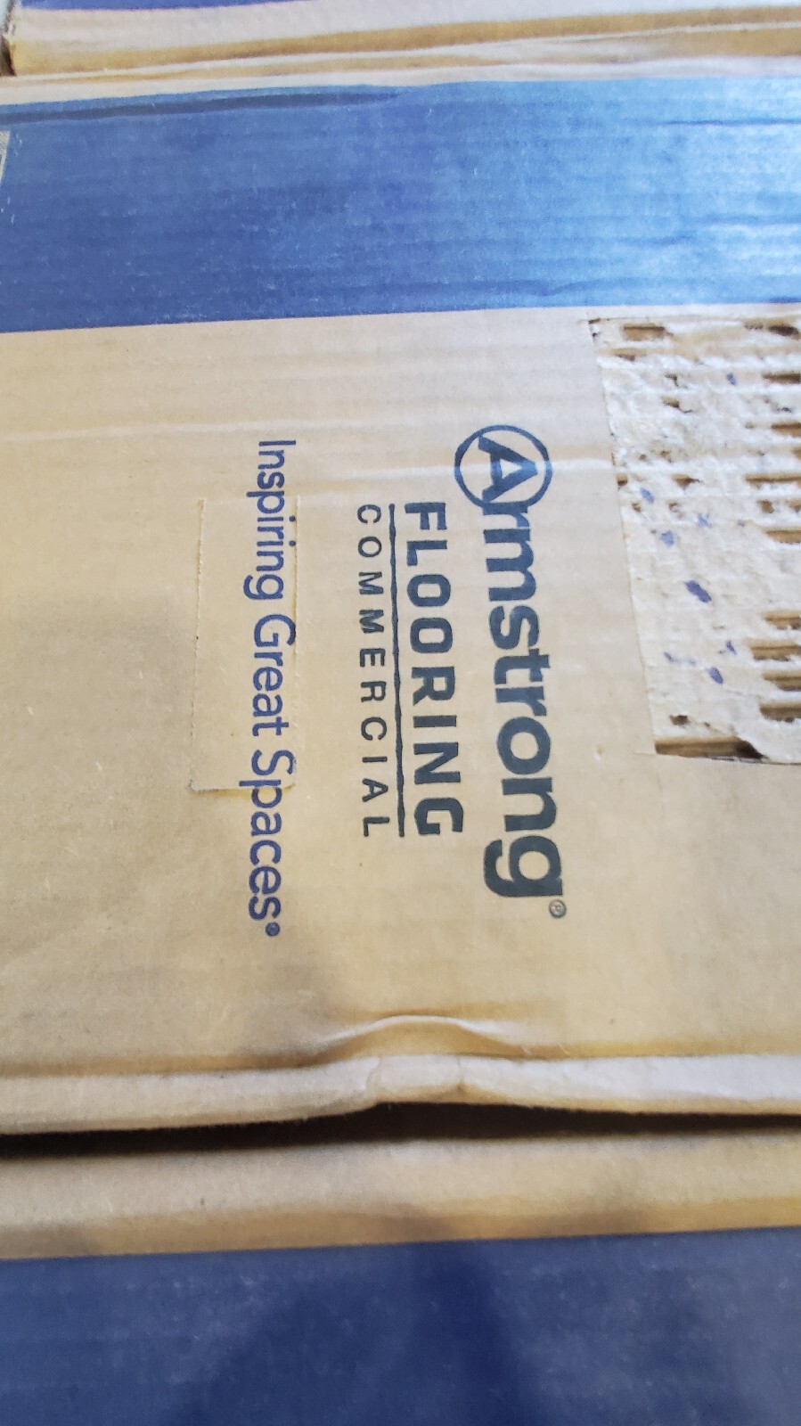 15 Cases Armstrong Flooring Commercial 45sq ft box. Charcoal Local Pickup
