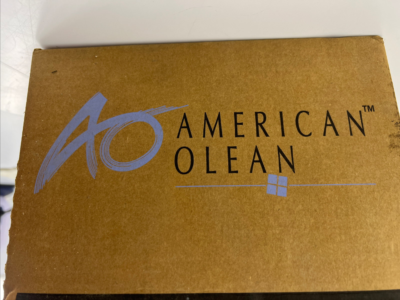 (9PIECES) VTG American Olean Ceramic Wall Tile 4.25×4.25” Ice White (0025) Gloss