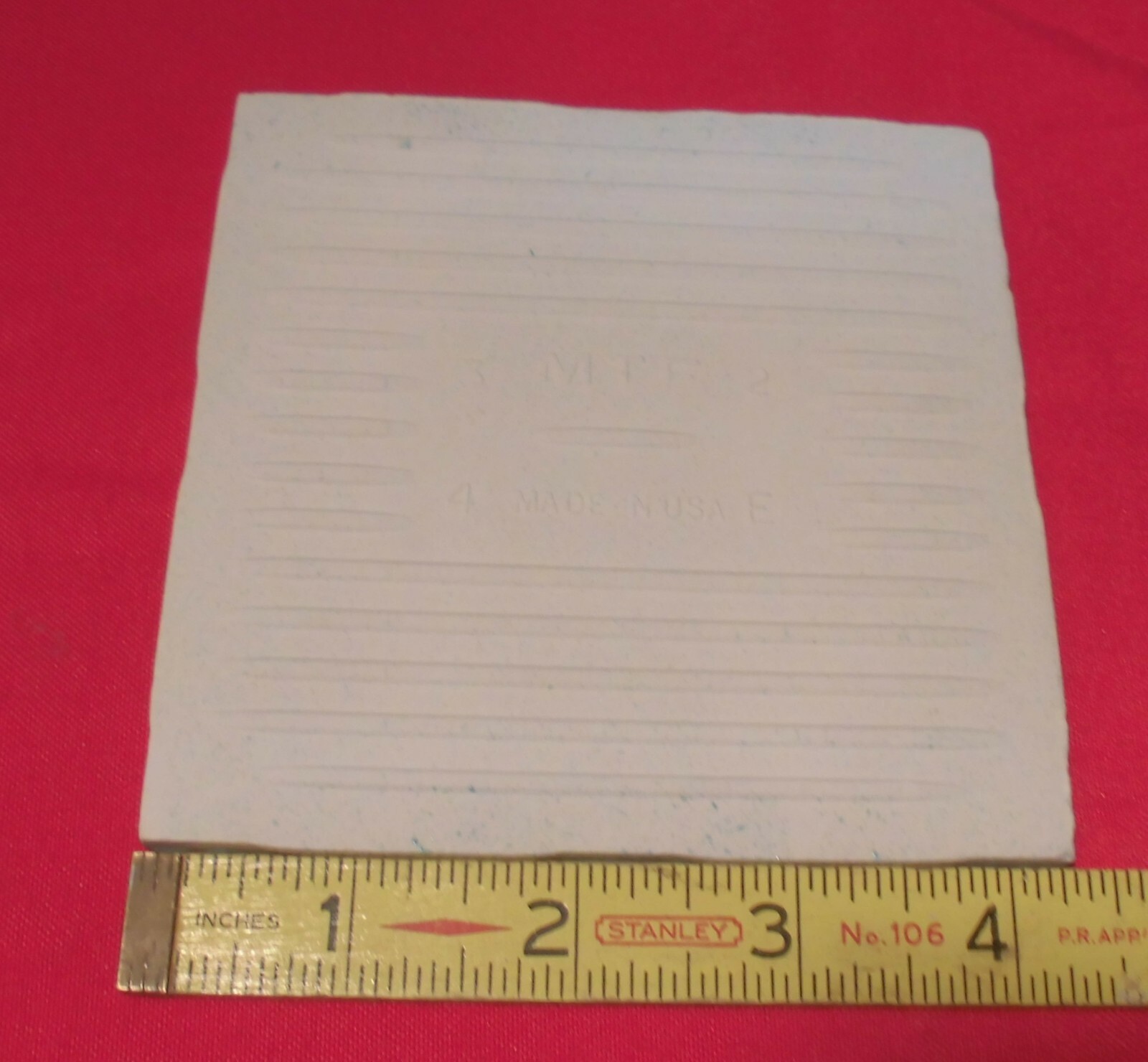 1 pc. Cornflower Blue Color 4-1/4″ Glossy Ceramic Tile: match American Olean #23