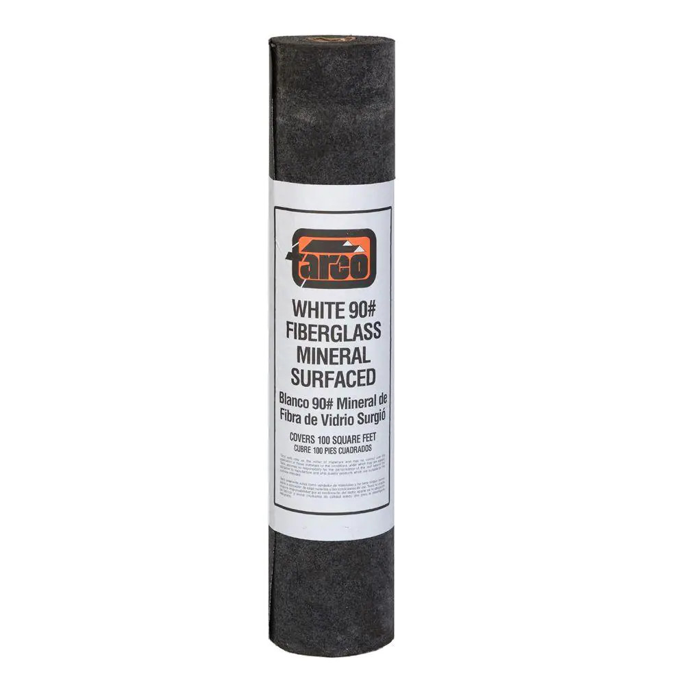 3 Ft. X 36 Ft. 100 Sq. Ft. Coverage White Fiberglass Mineral-Surfaced Cap Roll R