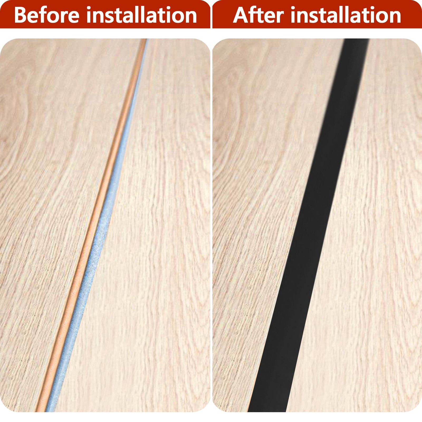 10Ft Floor Transition Strip Self Adhesive Carpet to Tile Floor Edging Trim PVC T