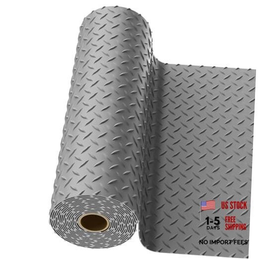 Garage Floor Mat, 2.8mm Thickened PVC Flooring Roll for Under Car, 4×30 FT Gray