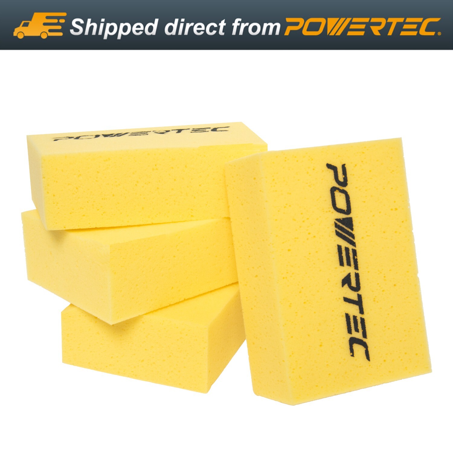 Large Square Grout Sponge – Professional Tile Grout Removal Cleaning Sponge, 4PK