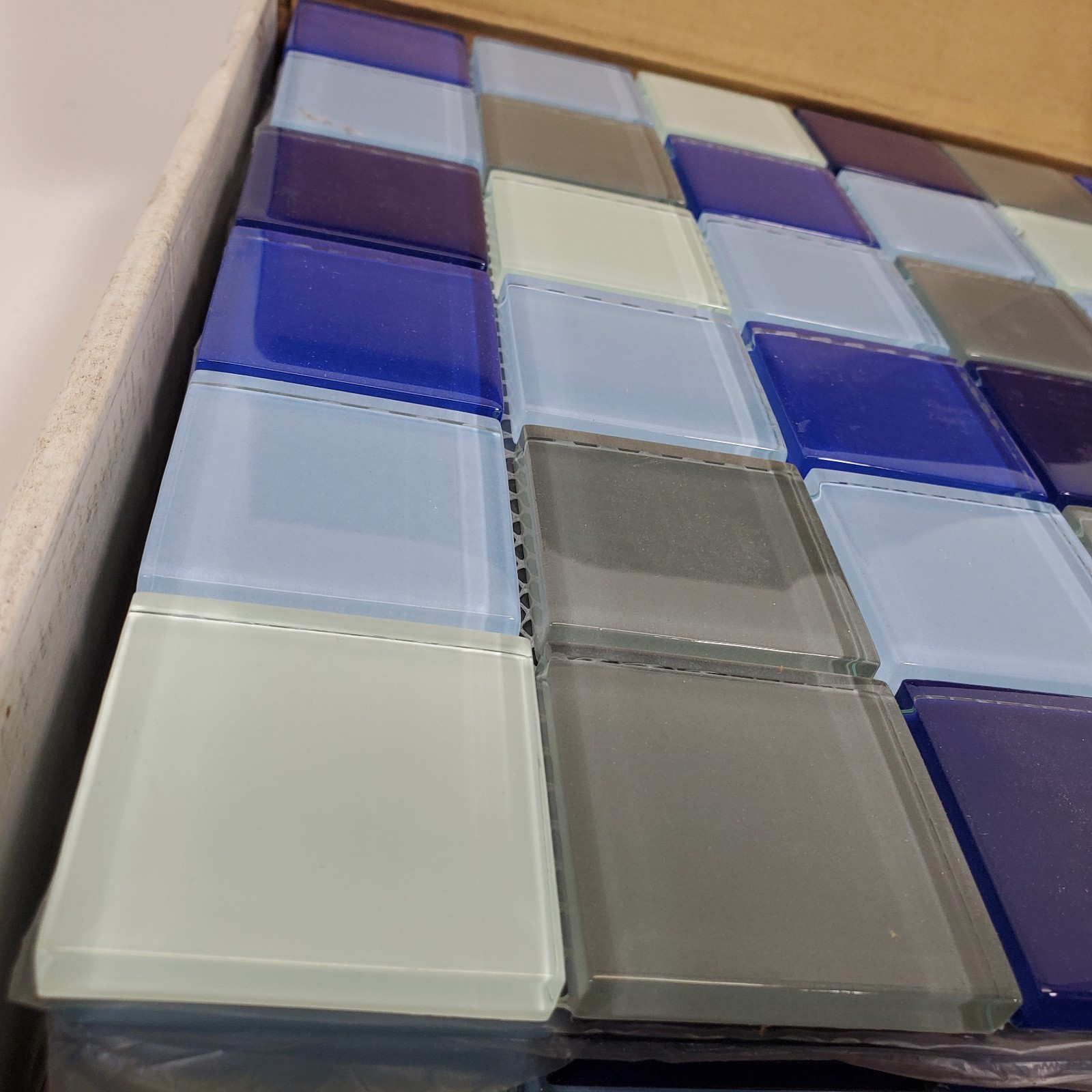 Maniscalco Mediterranean Polished Glass 48mm X 48mm Mosaic Tile 1m² CASE 11 sht
