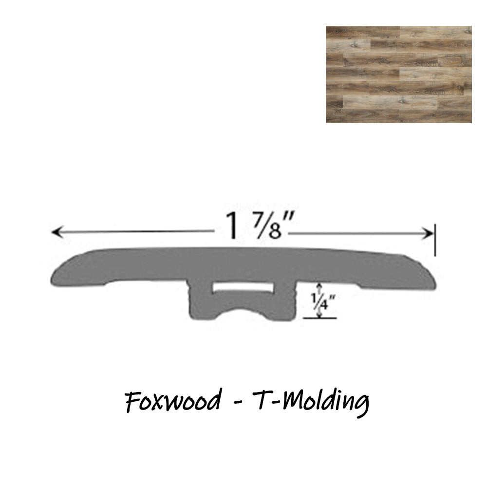 PRODURA Foxwood Waterproof 22mil Click Luxury Vinyl Plank 48″x7-3/8″x6mm