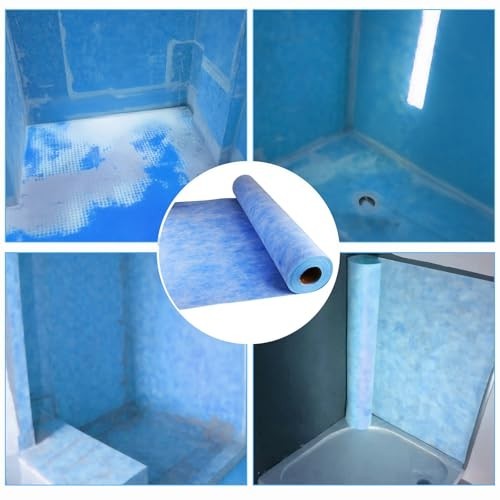 Waterproof Membrane for Showers, 3.3 Ft X 98.5 Ft (323 Sq Ft), Schluter Membrane
