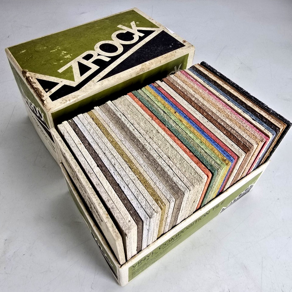 37 Azrock Vinyl Composition Tile 3 x 3 Inch Sample Set 37 1984 Type IV SS-T-312