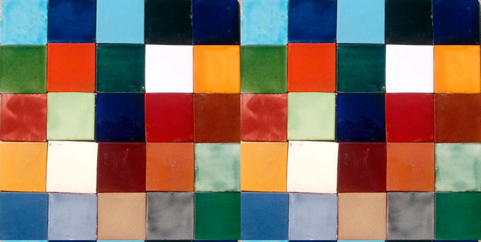 50 MEXICAN TILES SOLID COLORS HANDMADE MEXICO CERAMIC ART TALAVERA 4×4 #002