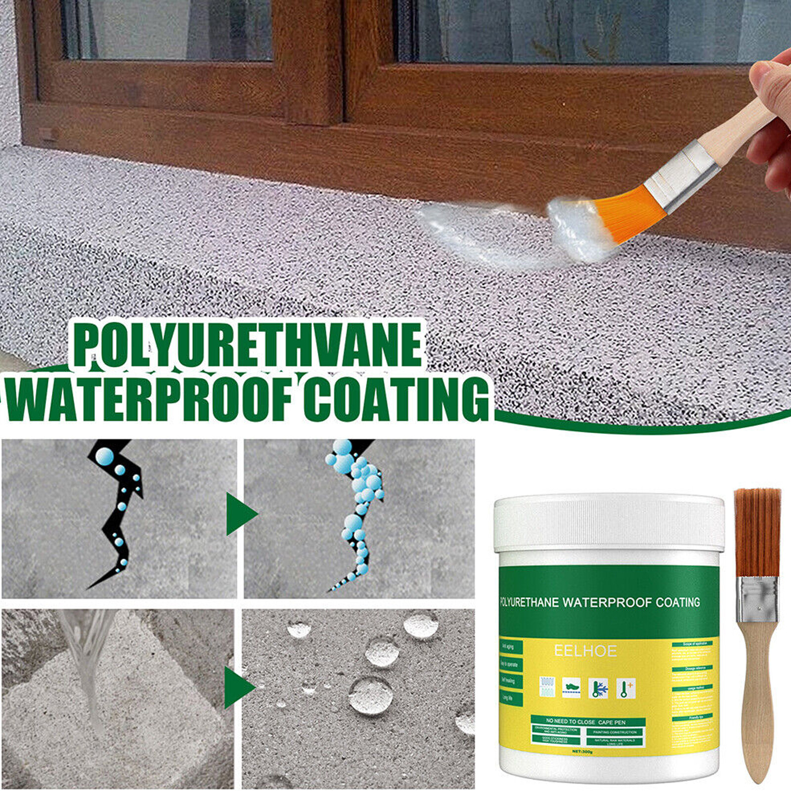 Home Waterproof Invisible Paste Sealant Tile Trapping Repair Polyurethane Glue