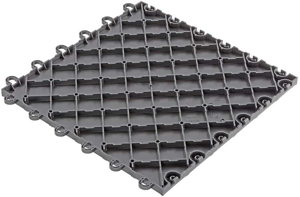 Speedway Tile 12″ x 12″ Grey Garage Floor Tile (10 Pack)
