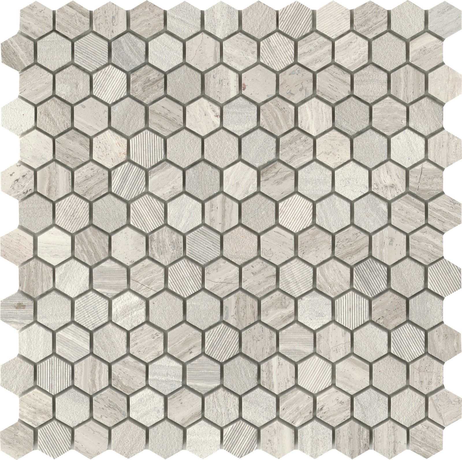 Emser Tile M05METR1212M1HV2 Marble – 12″ x 12″ Geometric Wall – Off White