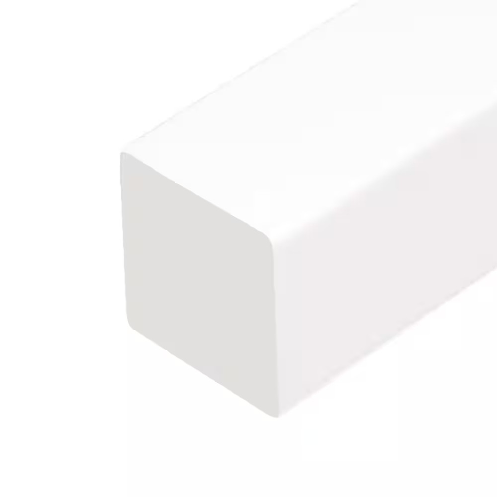 2330 5/8 In. X 5/8 In. X 8 Ft. PVC Composite White Blind Stop Molding