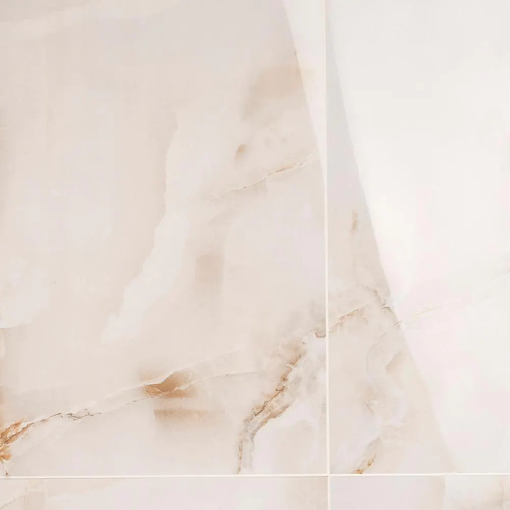 Selene Onyx Pearl 24 In. X 48 In. Polished Porcelain Floor and Wall Tile (15.49