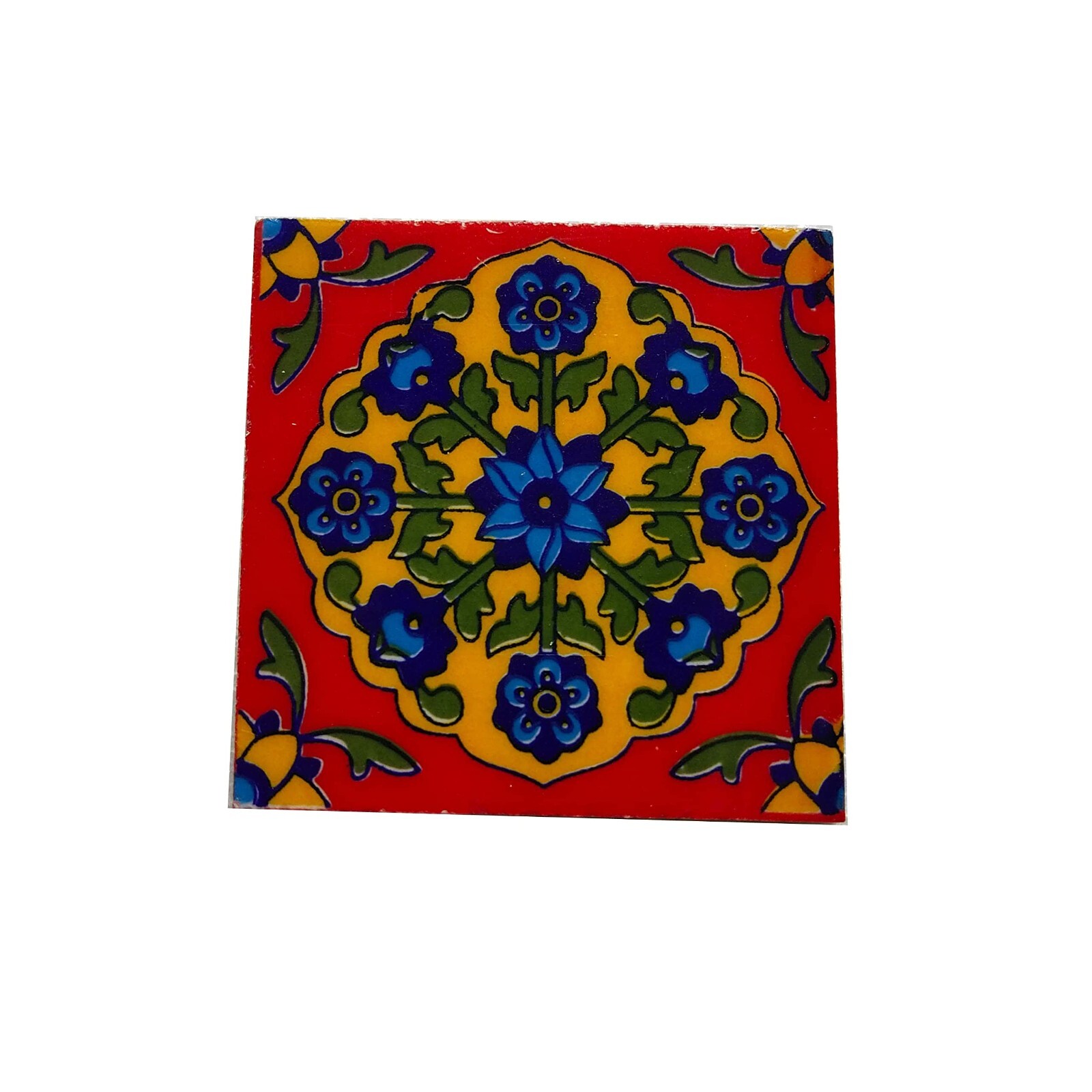 Decorative Interior Exterior Flooring Wall Ceramic 3 x 3 in Tiles Set of 10 Pcs.