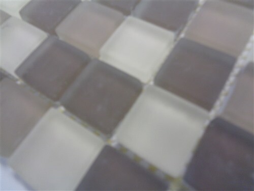 MATT EARTH GLASS TILE 11 5/8″ X 11 5/8″ LOT OF ( 12 )
