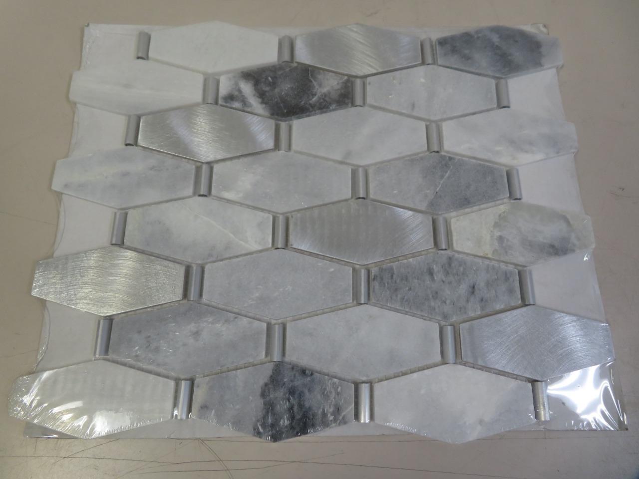 MSI Ankara 12.25 in. x 14.75 in. Textured Multi-Surface Metal Look Wall Tile