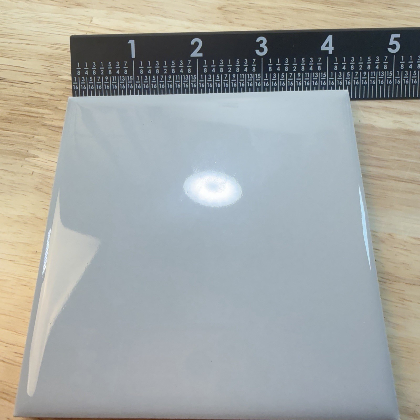 10 PCs ICE GREY Glossy Ceramic Tile Daltile 4-1/4″ Discontinued Color #K-176