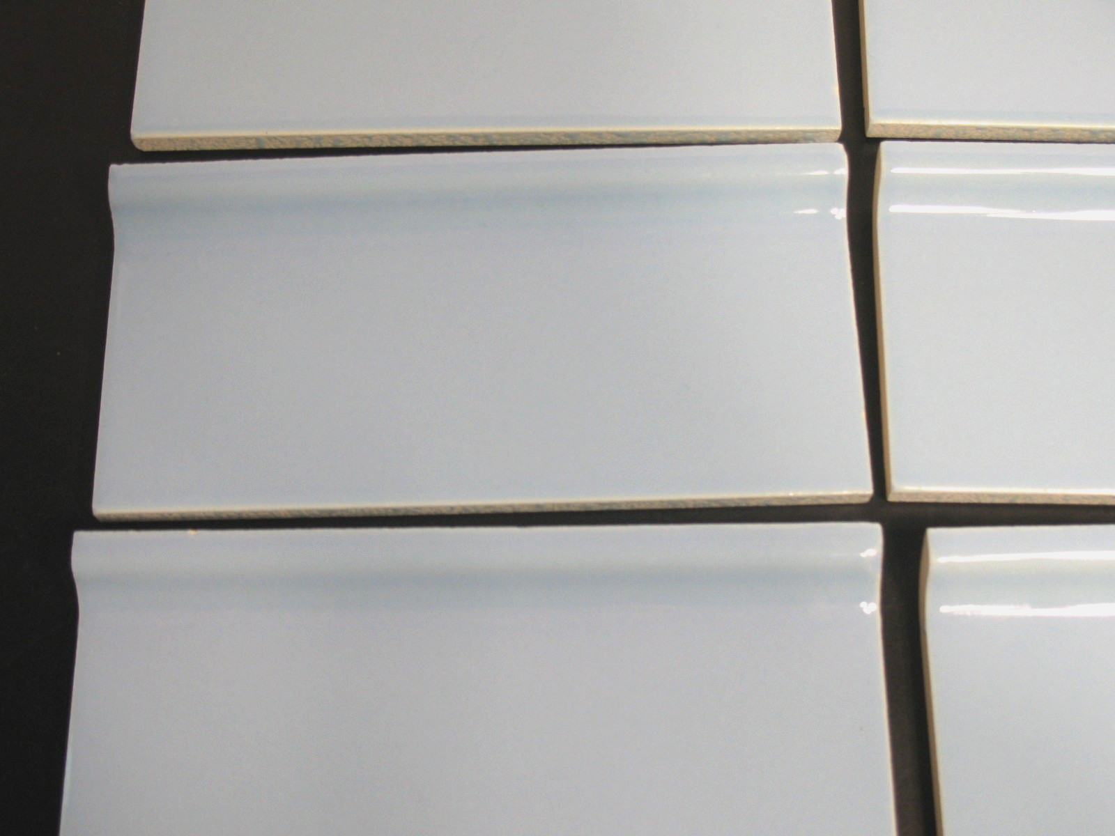 WENCZEL COVE BASE TILE LIGHT BLUE 6×3 inches IMPERFECT LOT OF 10 CRAFTS MOSAICS