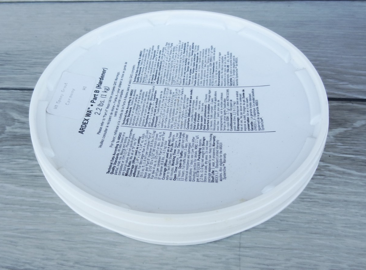 ARDEX WA EPOXY GROUT & ADHESIVE 38699 CARAWAY 39 PART A & B for All Tile & Stone