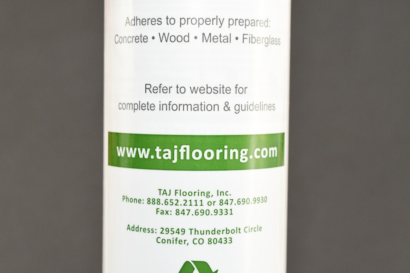 TAJ Flooring ECO BOND Adhesive for LVT Aerosol Spray Can – 22 oz, 150-185 sq ft