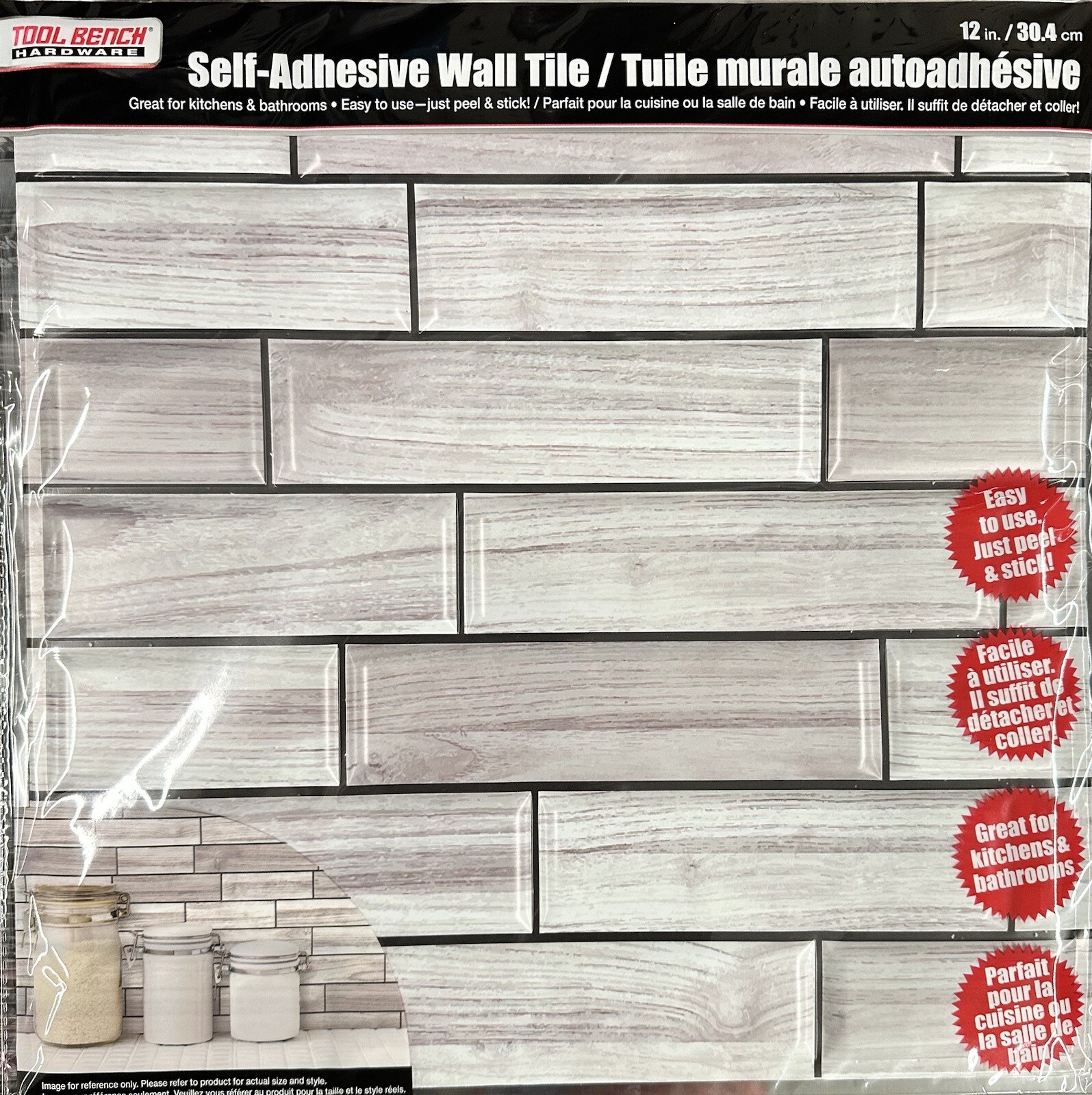 10 PCS Peel Stick Wall Tile ADH Mosaic Brou￼m/Cream Lightweight 12 “ $39.99