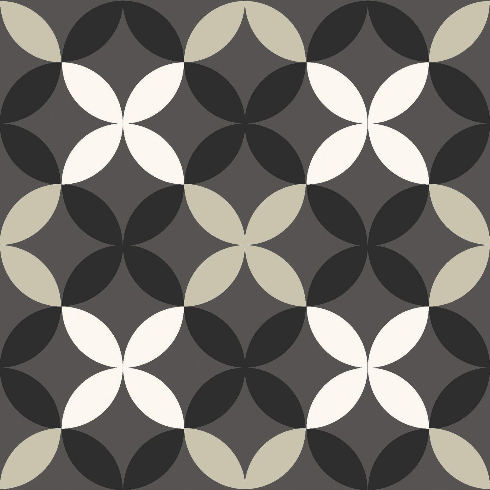 FloorPops Arbor Peel and Stick Floor Tiles, 12″L x 12″W x 0.06″T, Black
