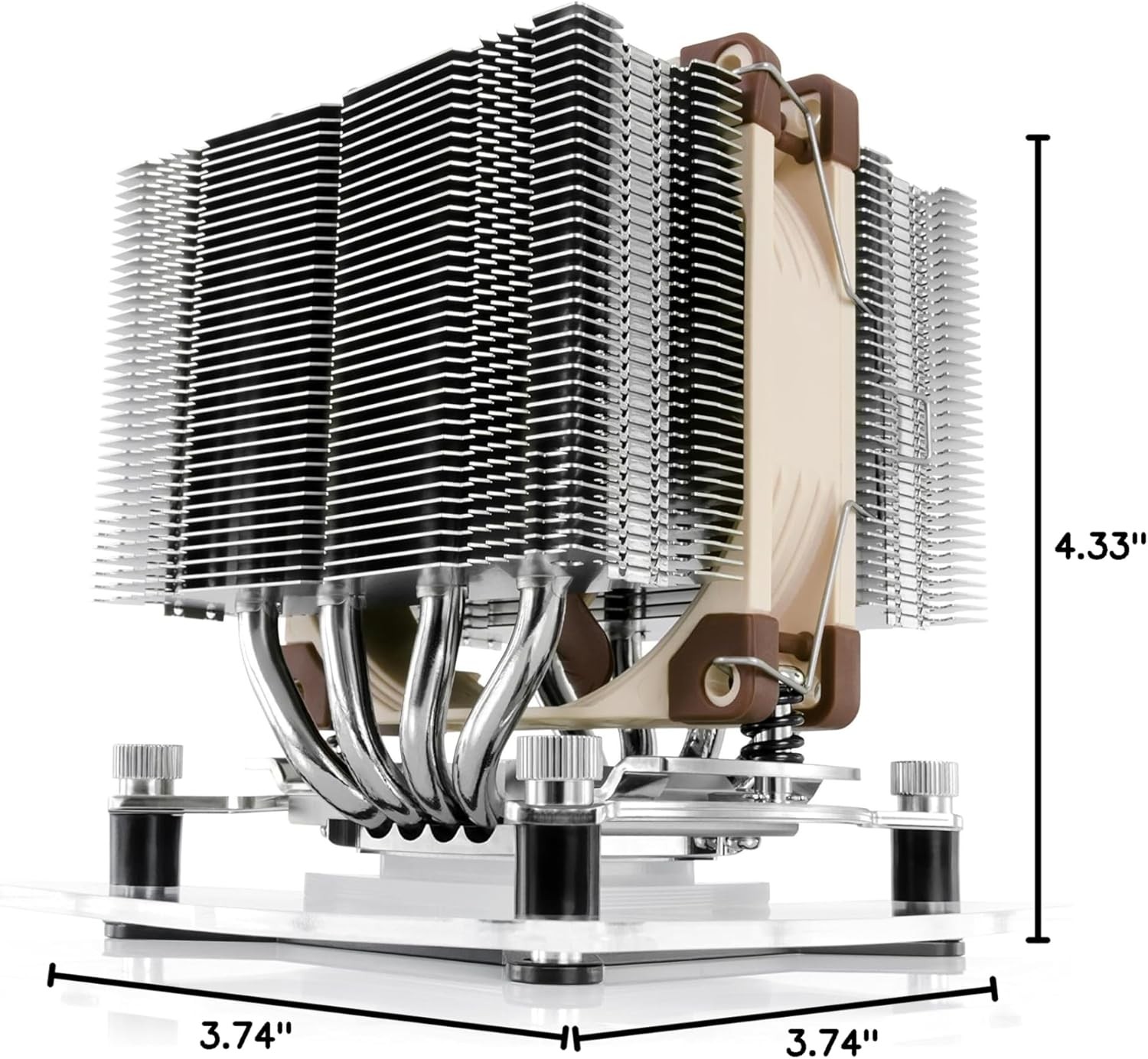 NH-D9L, Premium CPU Cooler with NF-A9 92Mm Fan (Brown)
