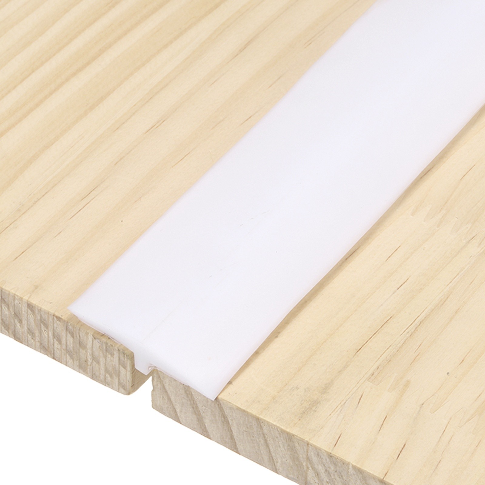 T-Molding Transition Strip 16.4 Ftx1.57″ Flooring Edging Trim White