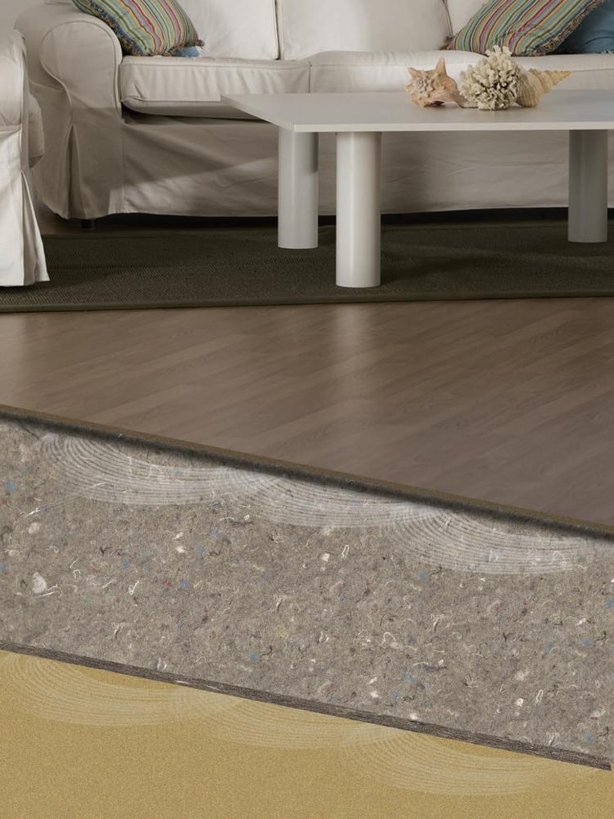 Insulayment Laminate Wood And Tile Flooring Underlayment Floating Glue Down Or