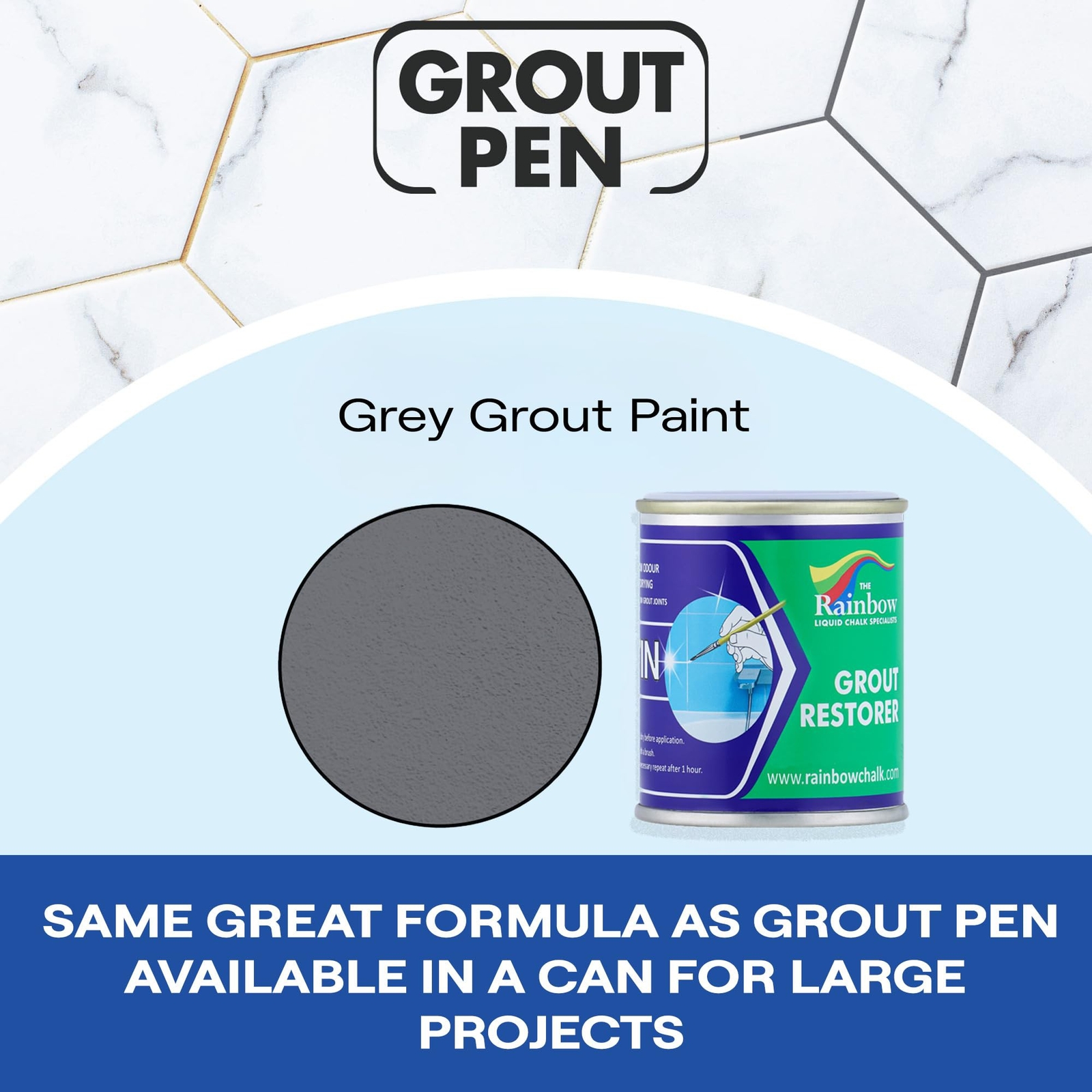 Grout Pen Grey Grout Paint: Waterproof Tile Paint Grout Refresh Restorer for …