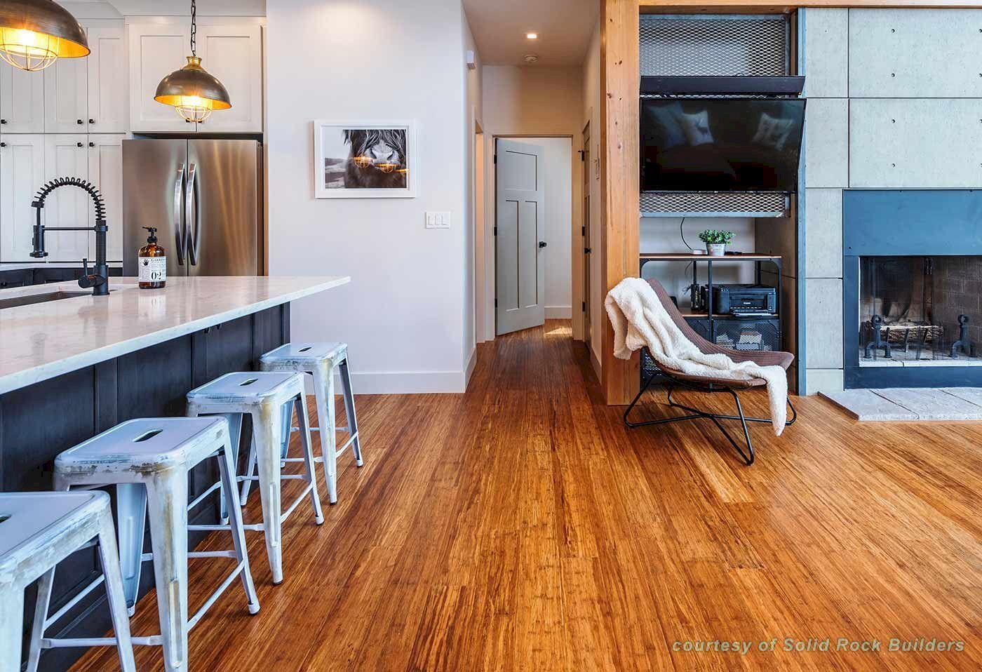 8″ Sample Piece – Ambient® Carbonized Antiqued Bamboo Flooring (Sample)