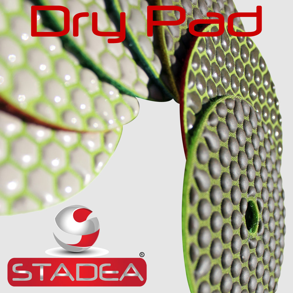 STADEA 4″ Dry Diamond Polishing Sanding Pads Discs Granite Marble Concrete Glass