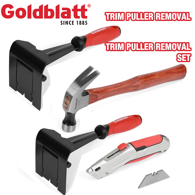 GOLDBLATT Molding Remover Tools Set Multi-tool Retractable Utility Knife Hammers