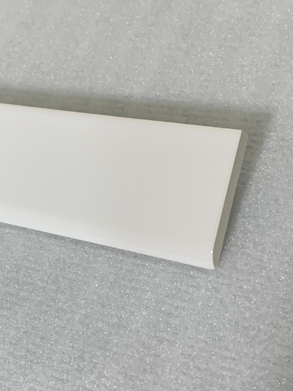 New Vintage 2″ x 6″ Bright White Gloss Made In USA *6* pcs