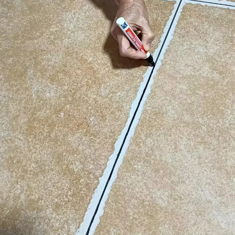 Waterproof Tile Marker Grout Pen Wall Seam Floor Bathroom Kitchen Toilet Wal1