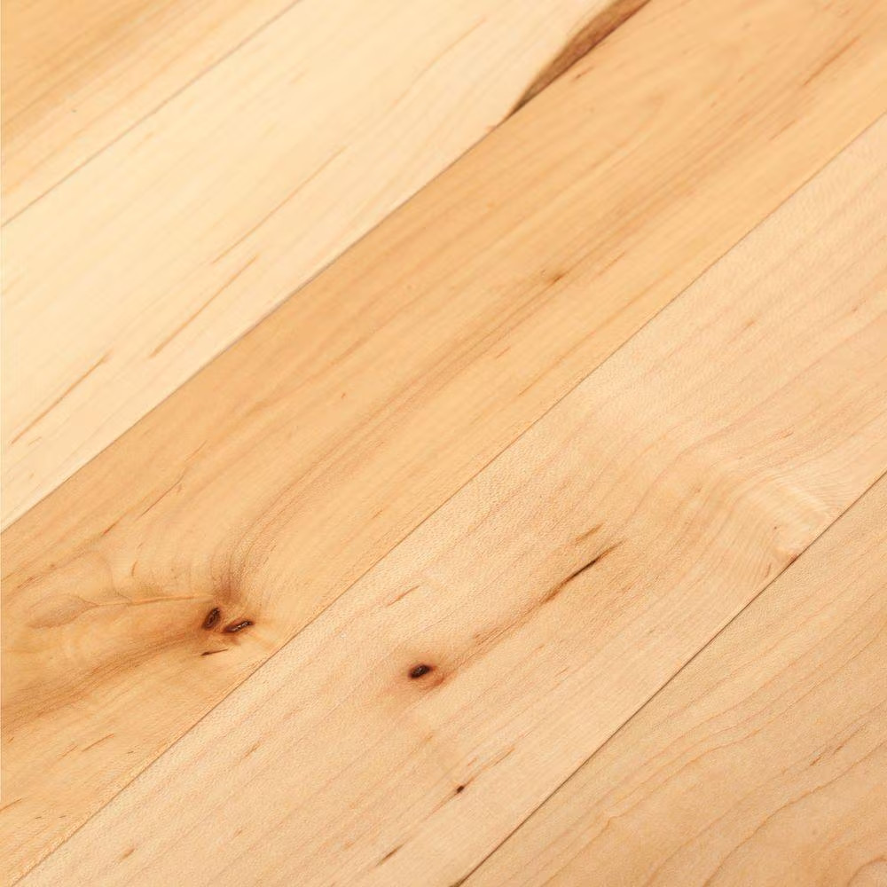 Plano Natural Maple 3/4 In. T X 2-1/4 In. W Smooth Solid Hardwood Flooring (2…