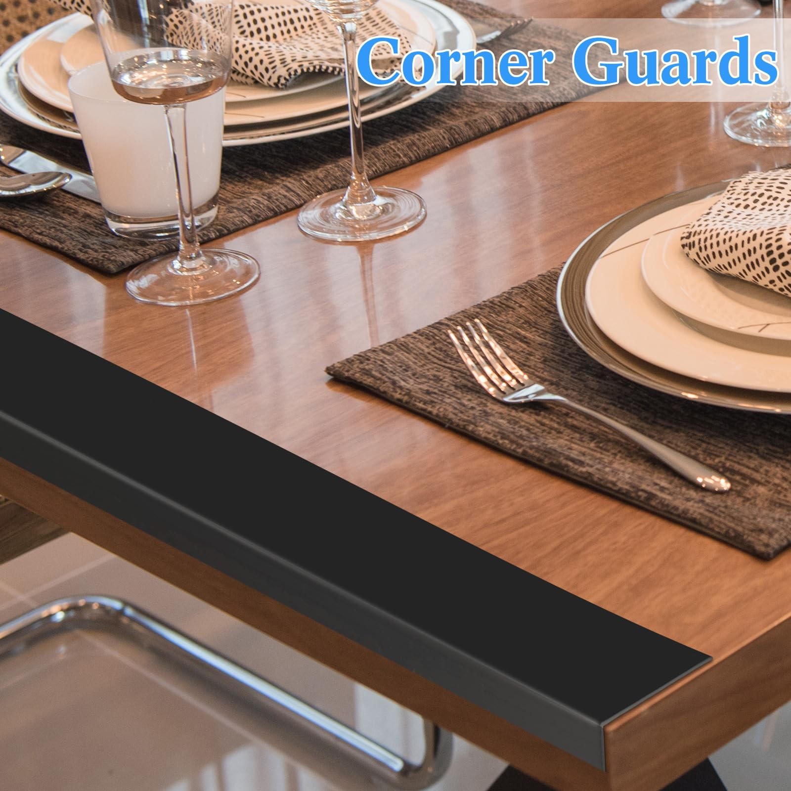 10 Pcs 3 x 1 x 36 Inches Wall Corner Protector Guards, Avoid Scratching Scuff…