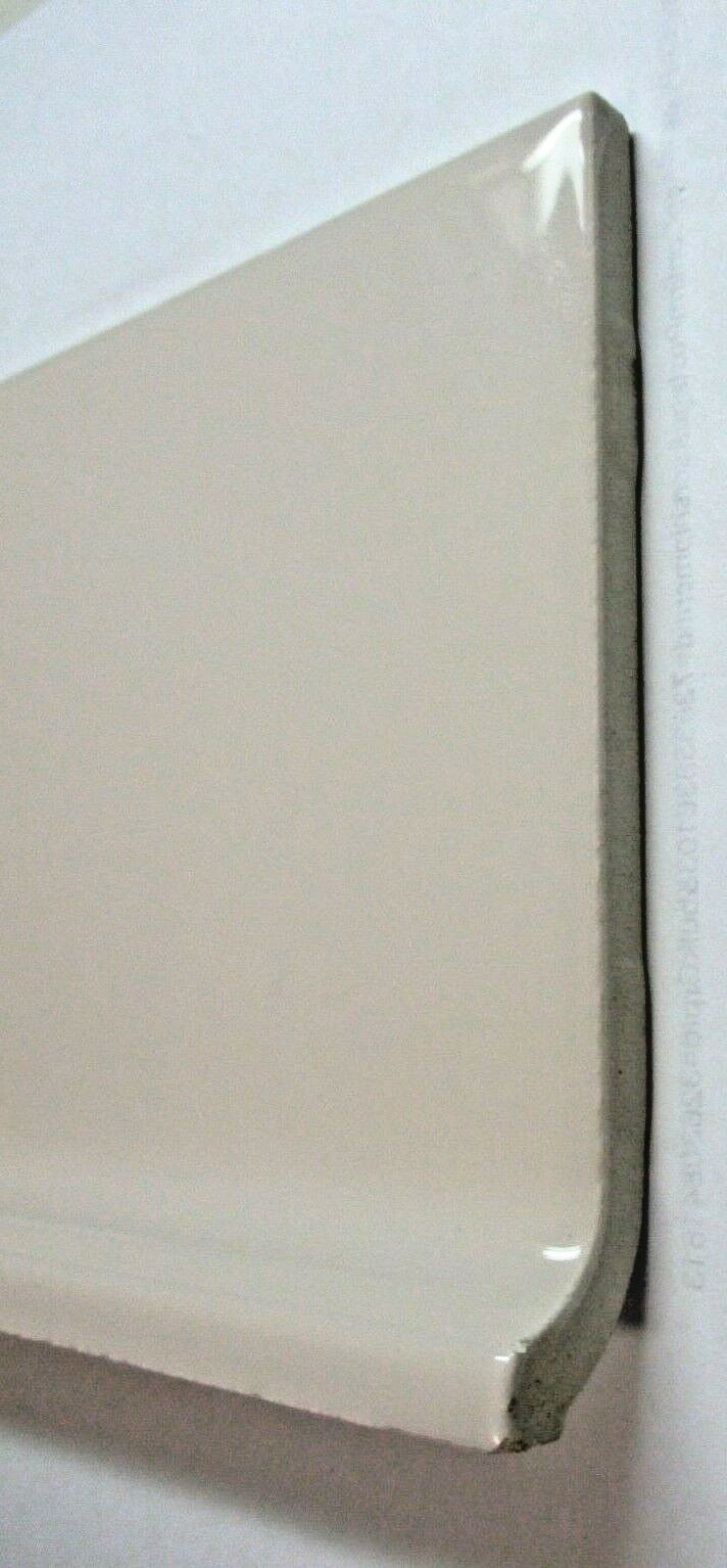 1 Cove Base Radius Wall Tile Indonesia 619284415815 Beige Gloss Ceramic 4-1/4″