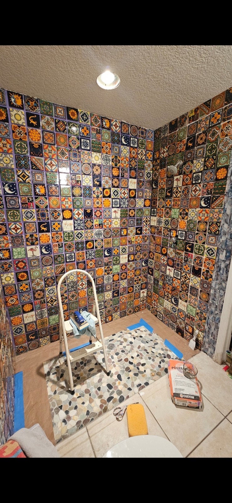 Set Of 100 Talavera Mexican Tiles / 4×4 / Handpainted / Mexican Traditional