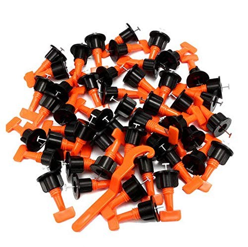 Tile Leveling System Kit with 100 Pcs Tile Leveler, 2 Wrenches, 500 Tile Spacers