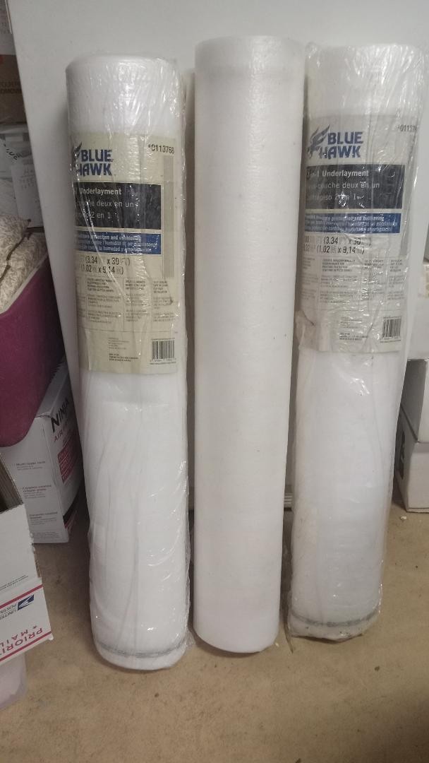 2mm Thickness 2-N-1 Moisture Barrier Blue Foam Underlayment (100 Sq. ft./Roll)