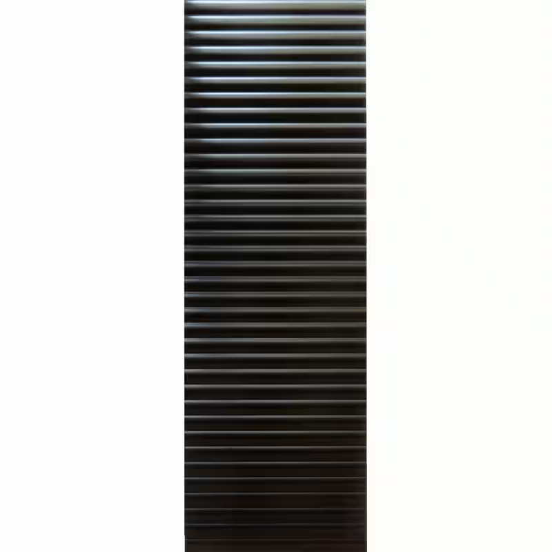 Imprint 11.81 In. X 35.48 In. Matte Black Ceramic Large Format Wall Tile (11.63