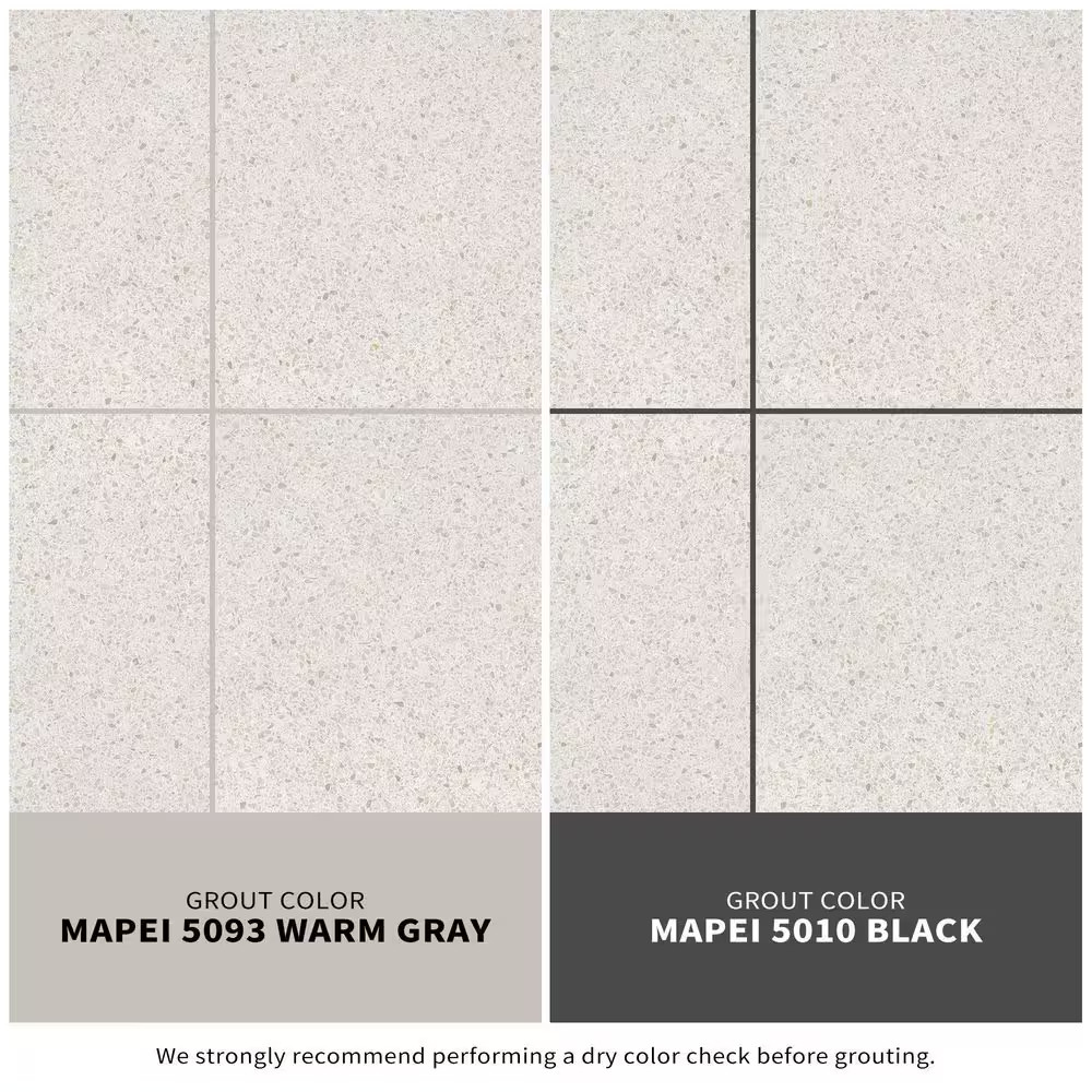 Spanish Pureform Terrazzo 12 In. X 24 In. X 9Mm Porcelain Floor and Wall Tile Ca