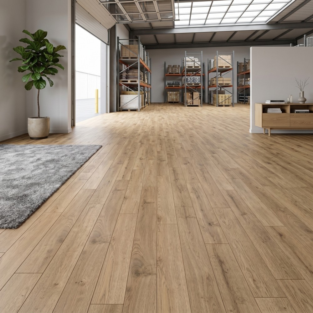 60-Pack Vinyl Floor Tile Peel & Stick 36×6″ 90 Sq Ft, Waterproof Flooring, Brown